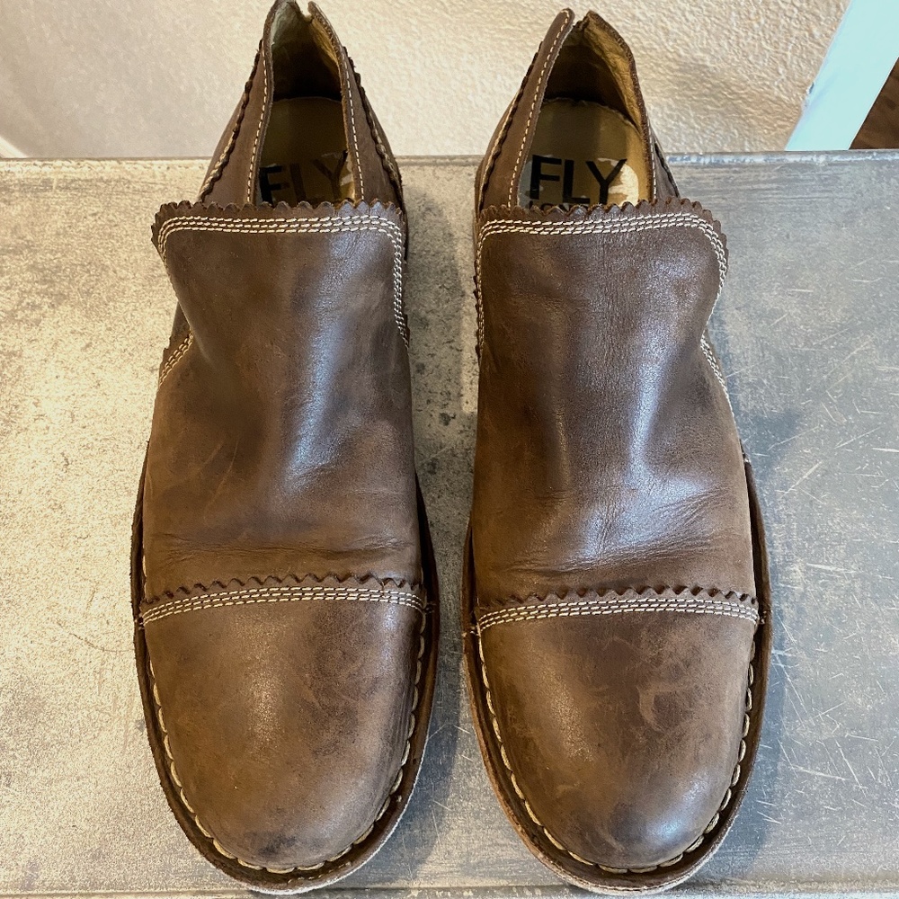 Fly London Soft Leather Loafers